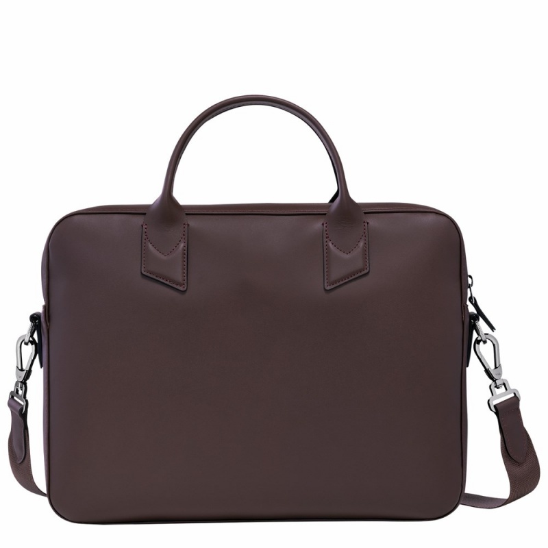 Brown Longchamp Longchamp Sur Seine Men's Briefcase Bags